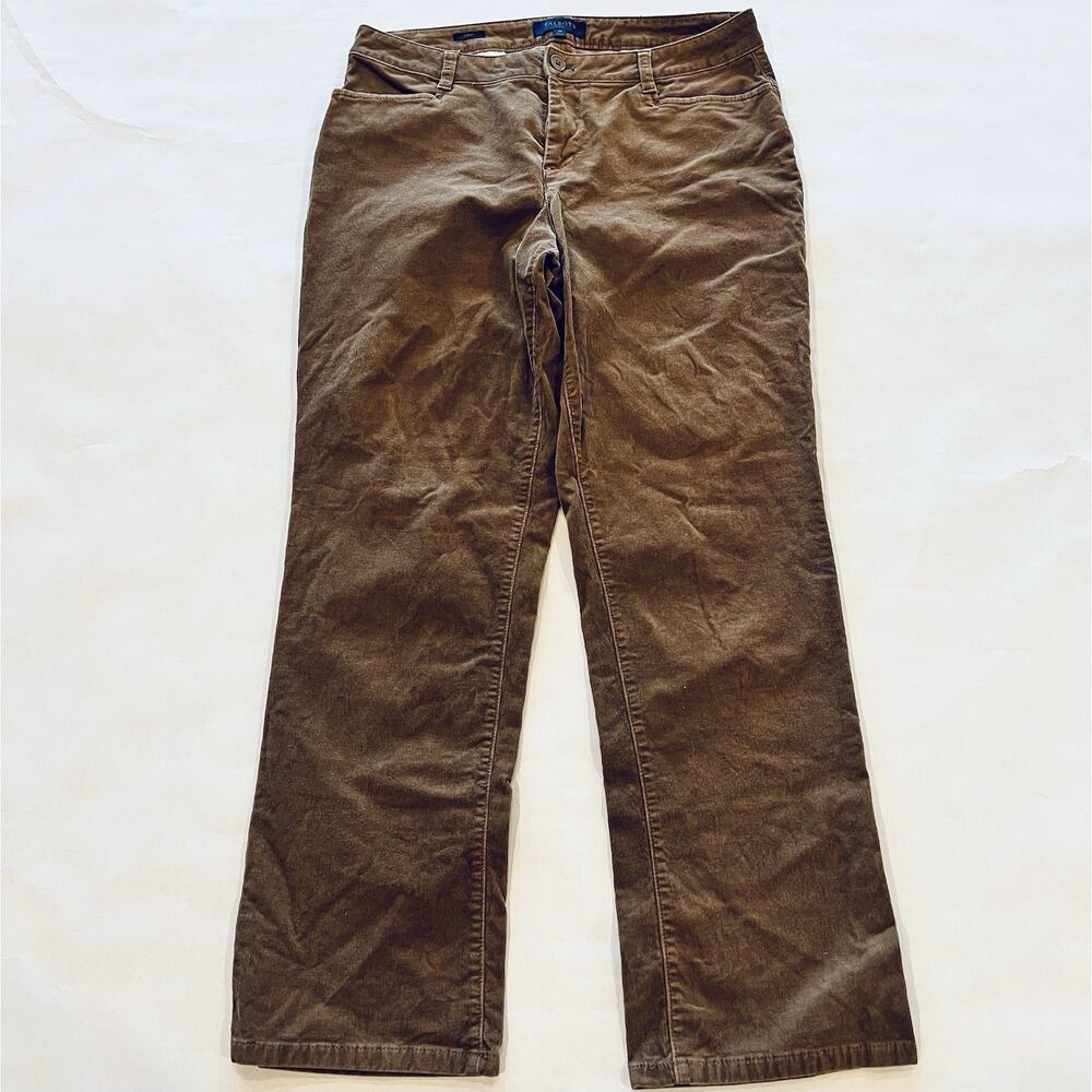 Talbots Women’s Curvy Corduroy Pants Brown Size 10 A0135